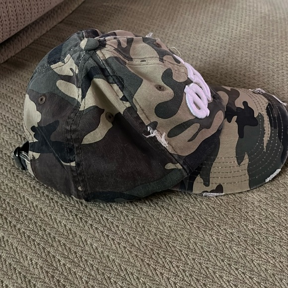 Phi Sigma Sigma Sorority Greek life camouflage camo baseball sport cap stylish - Picture 4 of 9